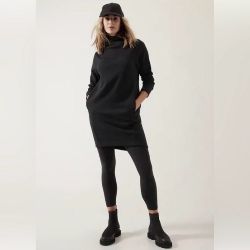 Athleta Cozy Karma Mockneck Dress